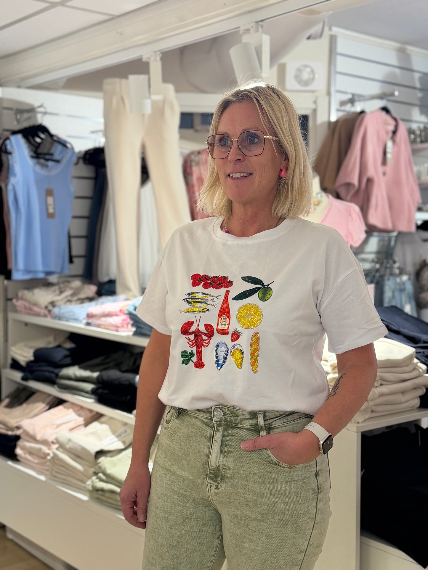 Sommar T-Shirt (Vit)