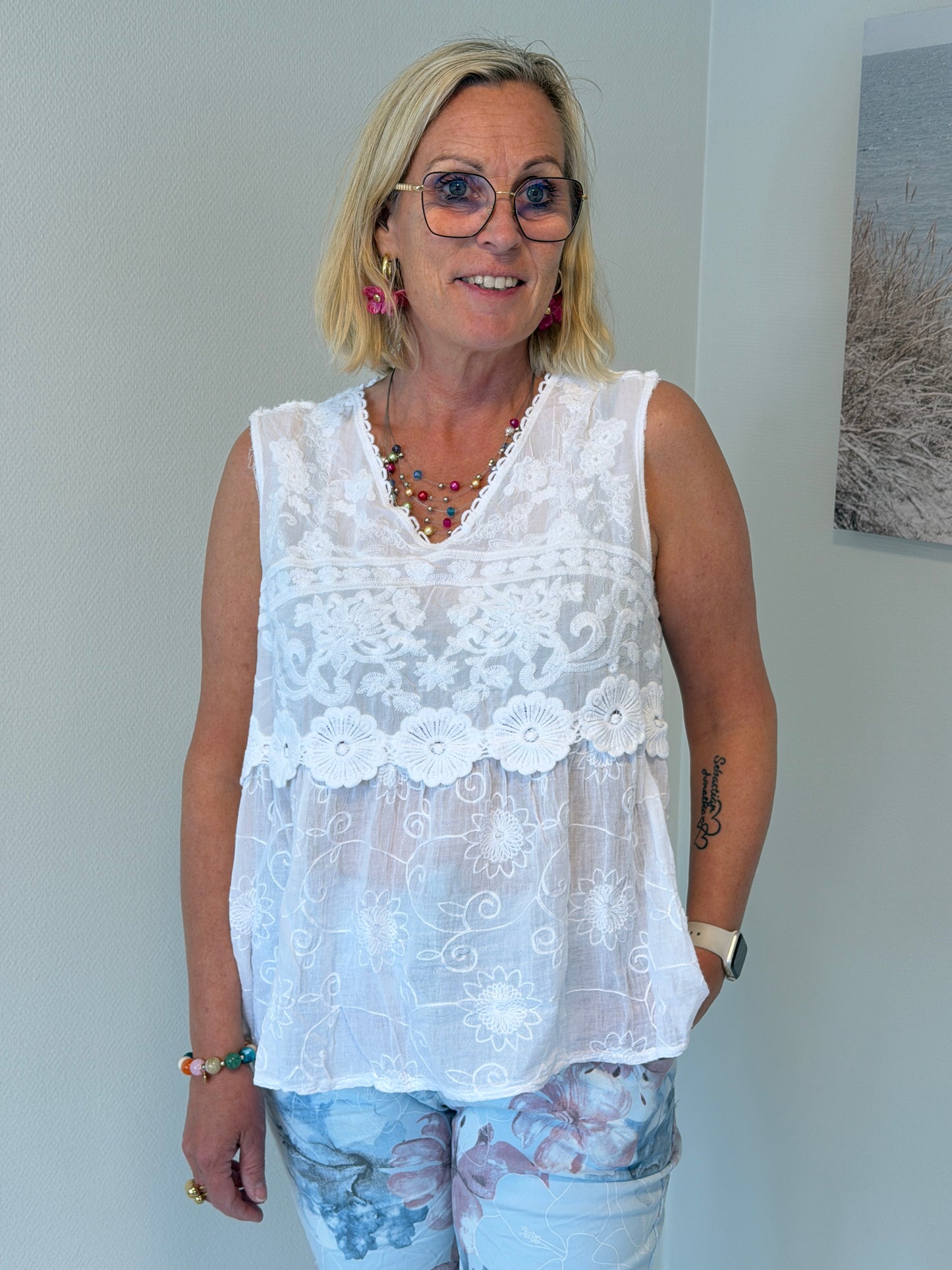 Spetslinne (White)