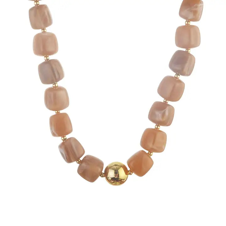 Kort Halsband (Beige)