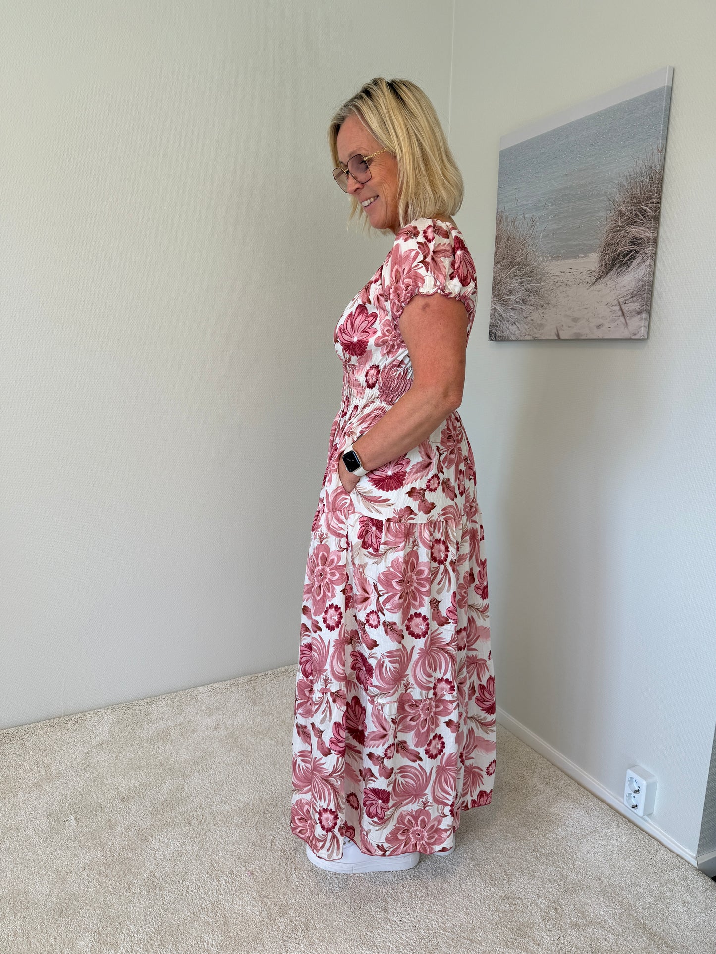 Klänning Lång (Rosa)