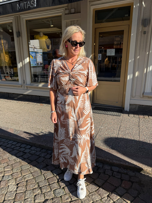Klänning Kate Blommor (Brun)