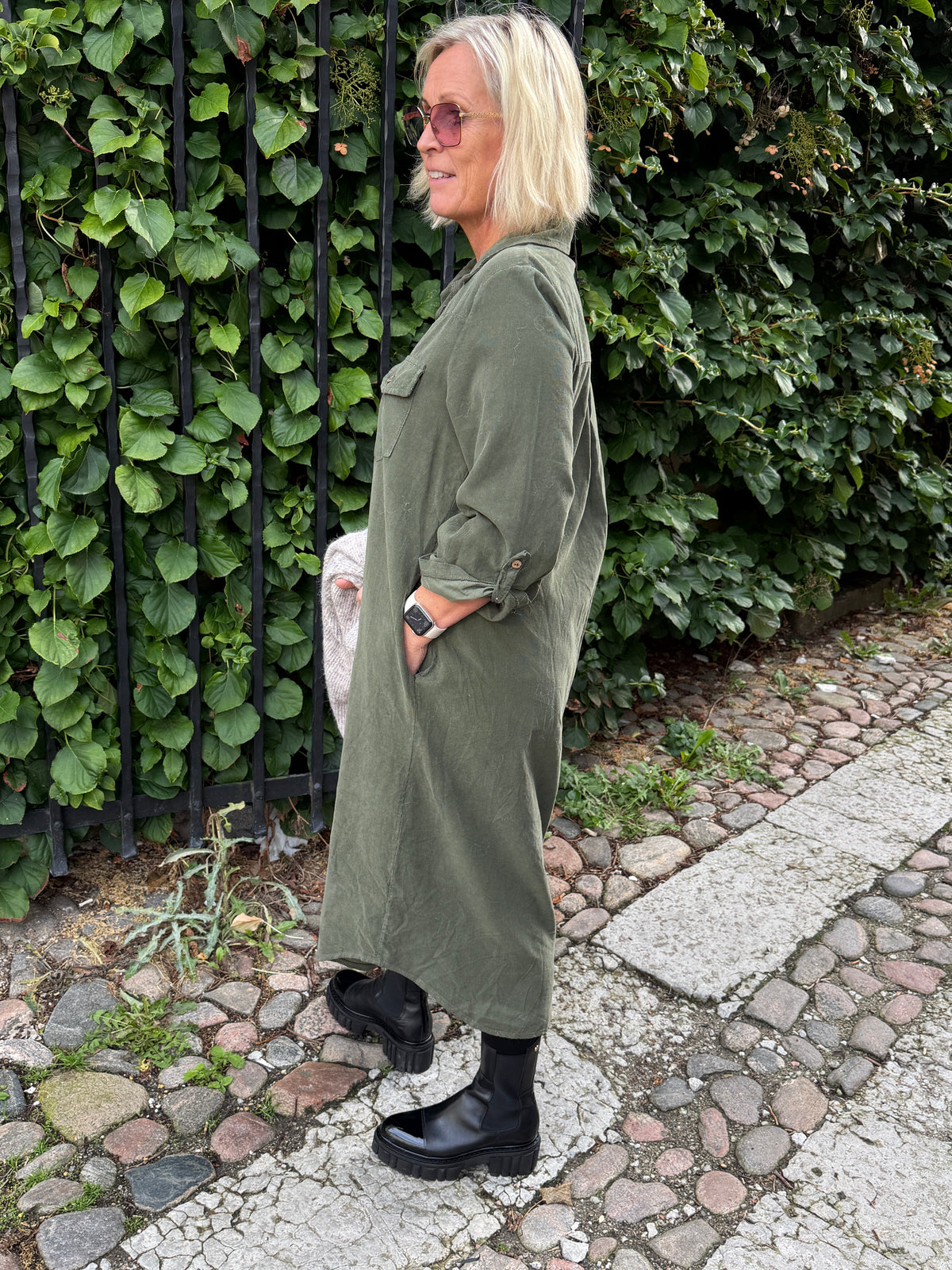 Skjortklänning (KHAKI)