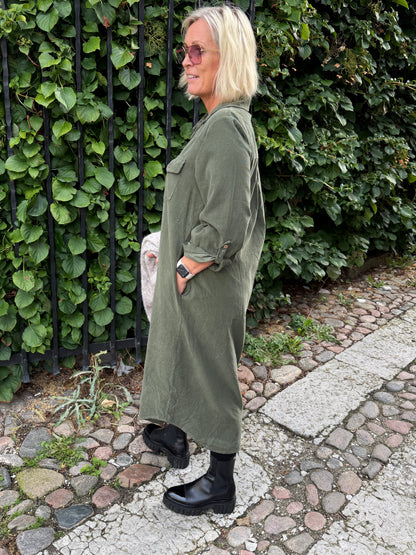 Skjortklänning (KHAKI)