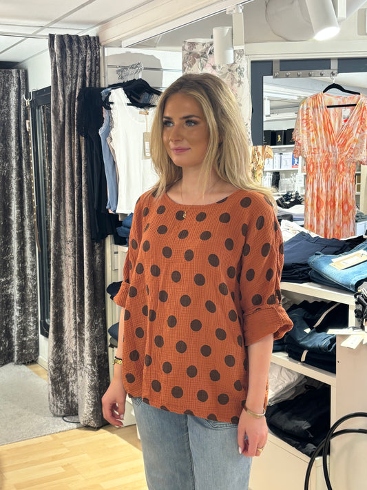 Top Micka Dots Rost (Rost)