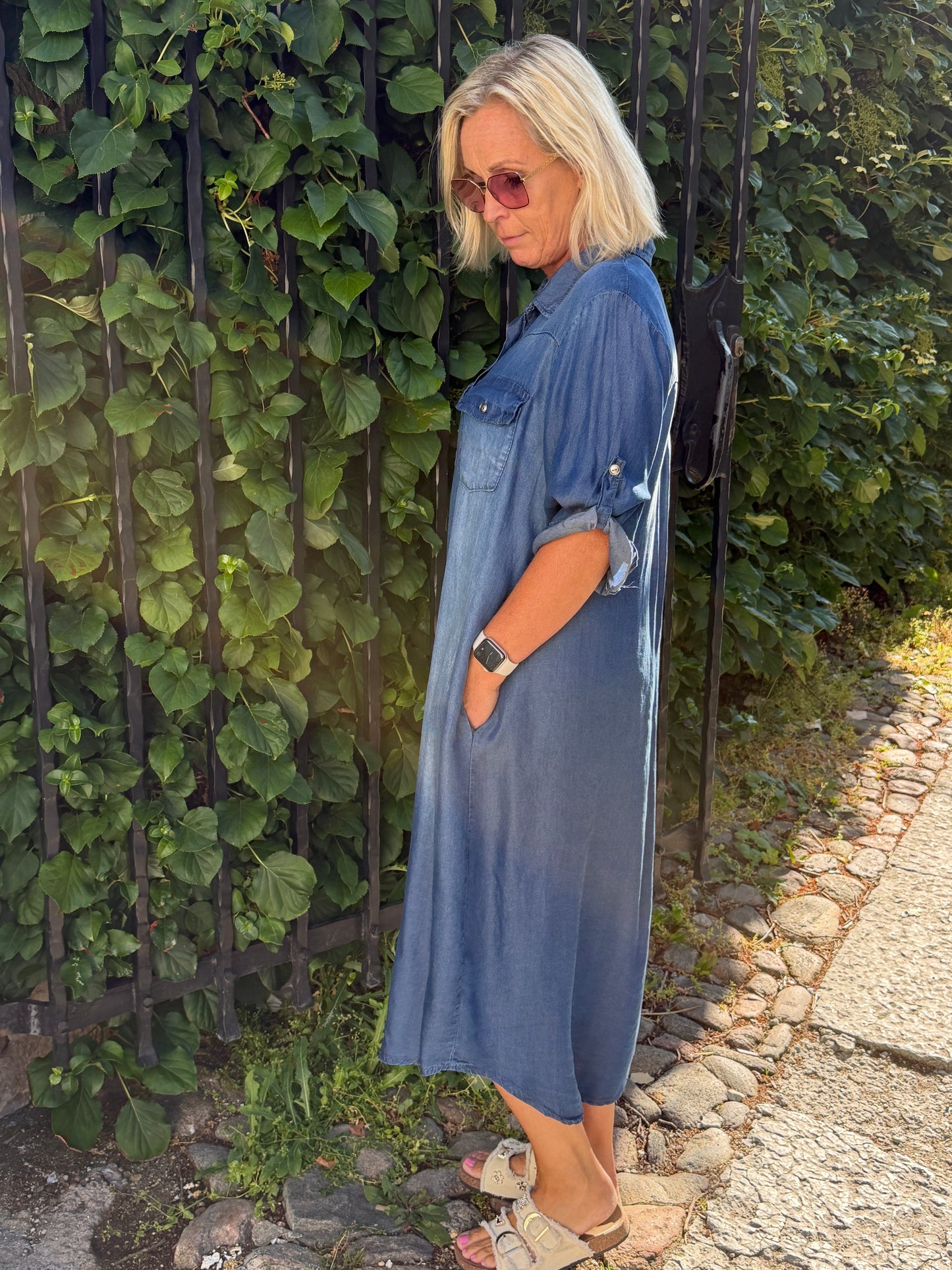 Skjortklänning Jeans M.Wash (Blå)