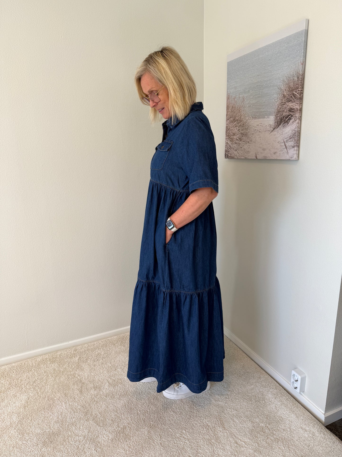 Cumona Arpa Long Dress (Blue)