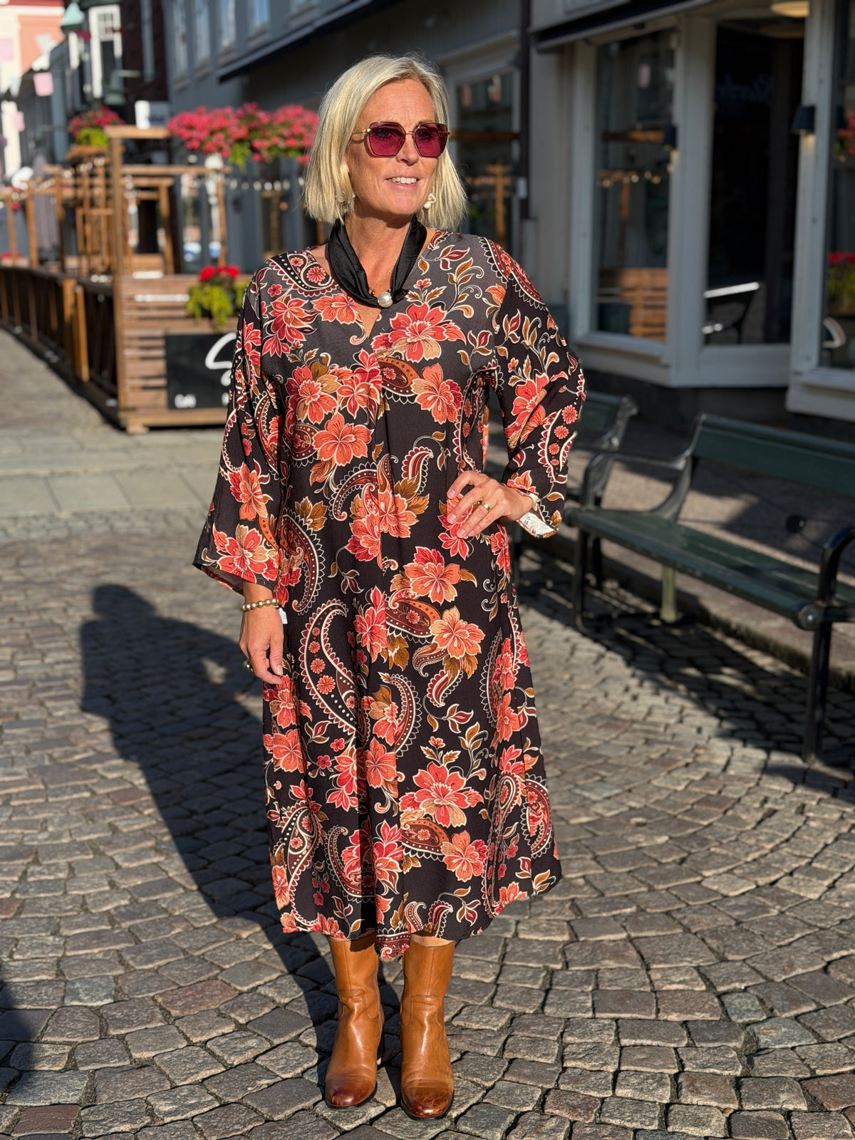Mdcanemone Dress (Nero4630tpe)