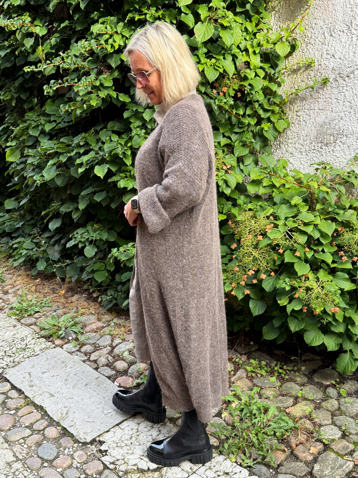 Cardigan Lång (Choco)