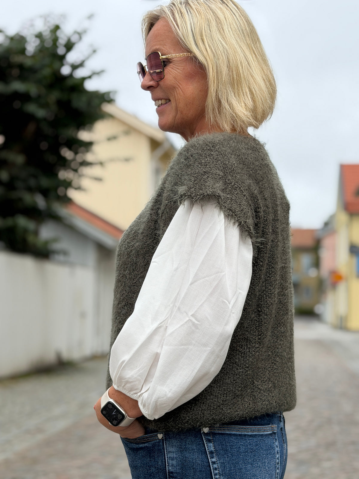 Mdclaya Knit Vest (Military)