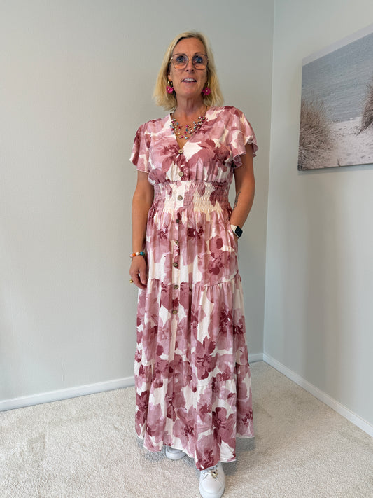 Klänning Lång (Rosa)