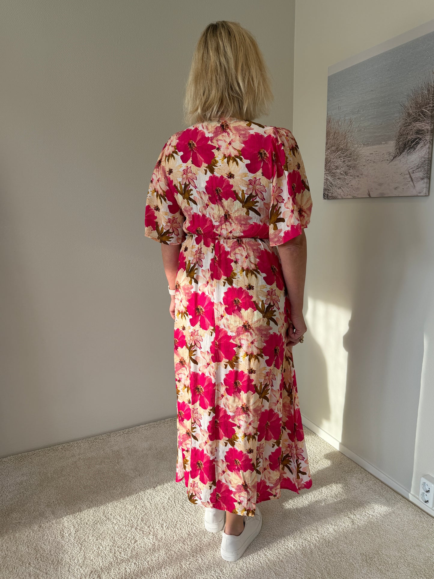 Klänning Kate Blommor (Rosa)