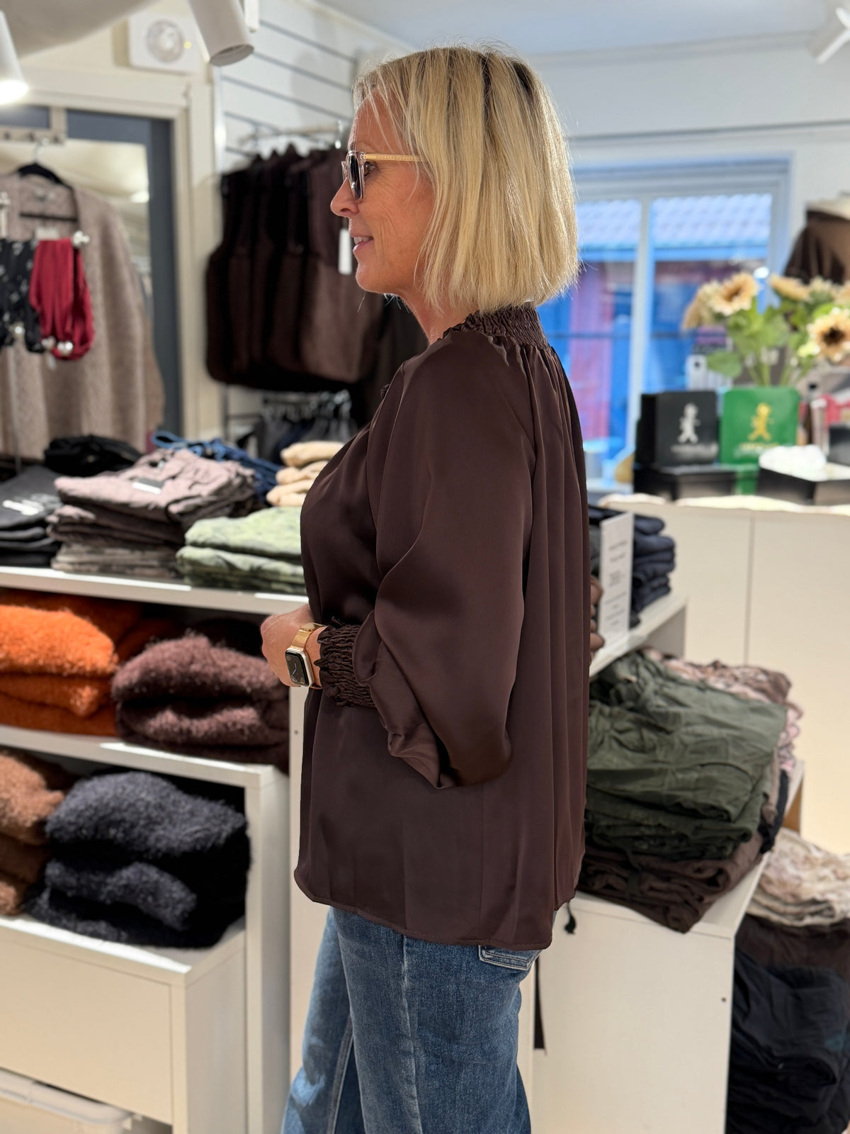 Mdcverona Blouse (Coffee)