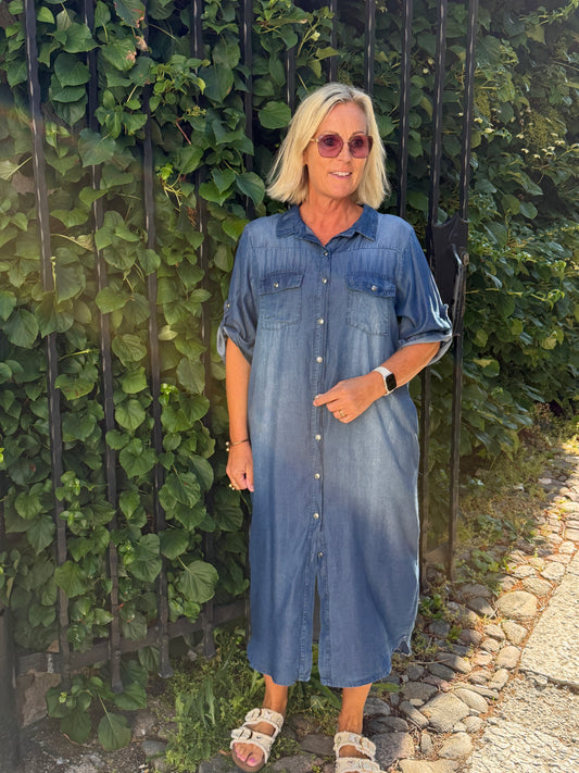 Skjortklänning Jeans M.Wash (Blå)