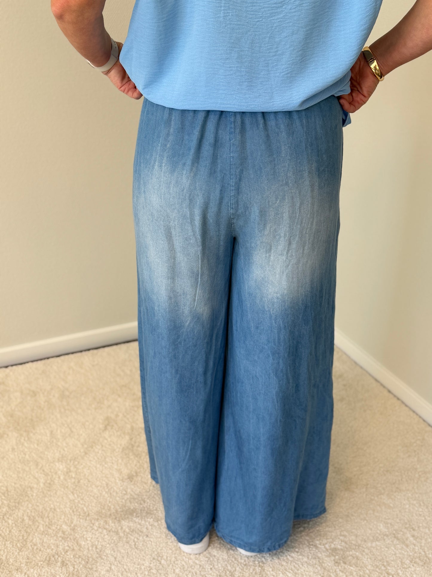 Byxa Tencel (Jeans ljus)