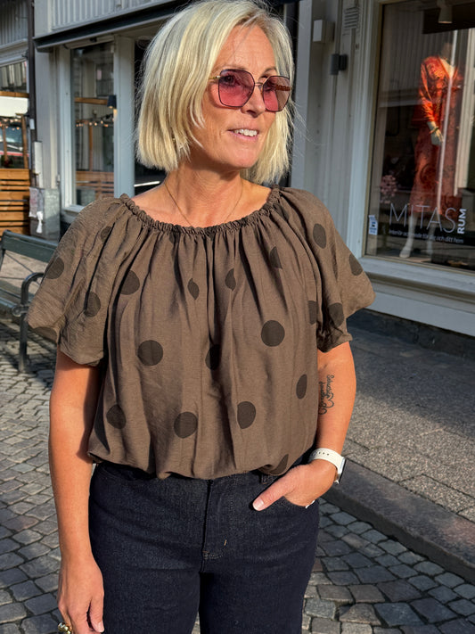 Mdcluciana Top (Brown)