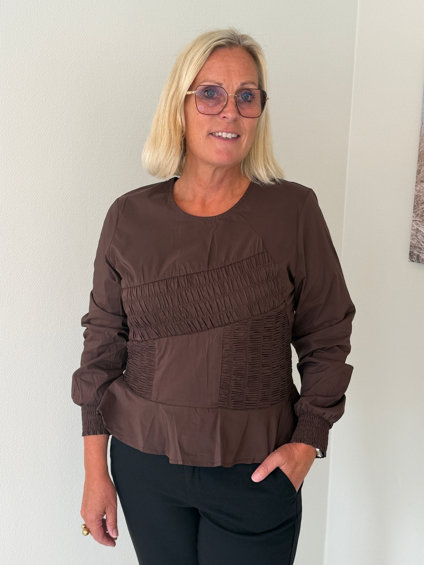 Cuajda Antoinett  Blouse (Brown)