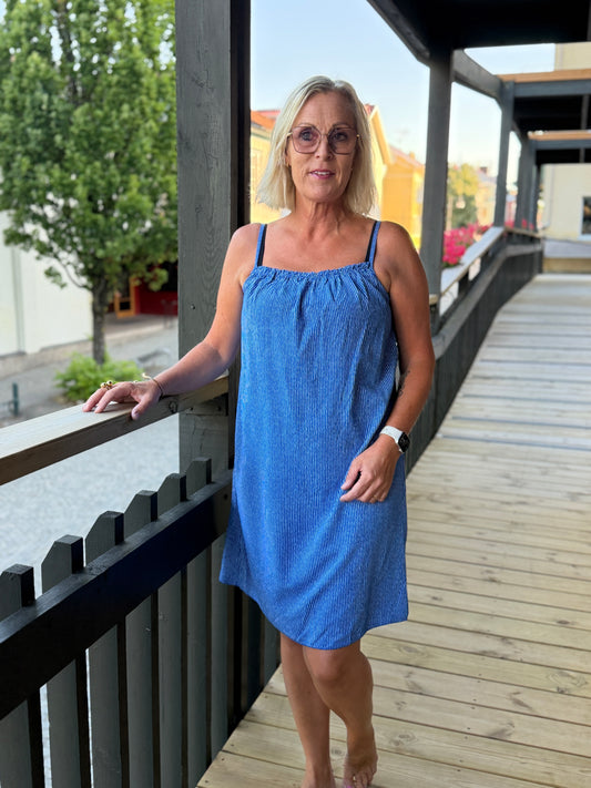 Mdccarmen Dress (Royal Stripe)