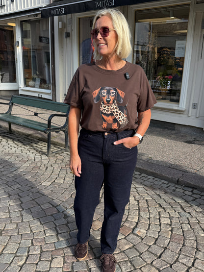 Jeans Barrel Mörka (Mörk denim)