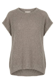 Mdclaya Knit Vest (Dark Fango)