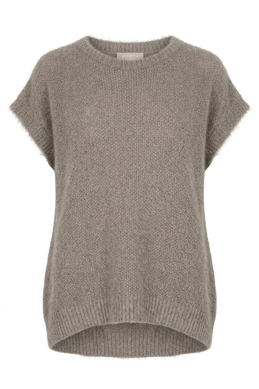 Mdclaya Knit Vest (Dark Fango)