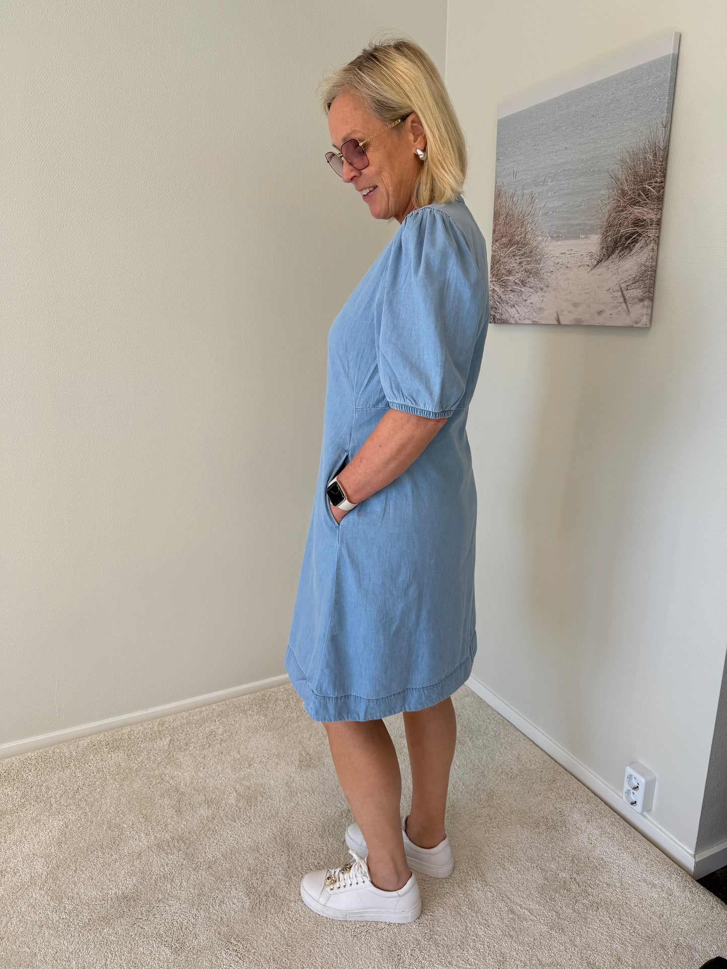 Cuberteline Arpa Ss Dress (Blue)
