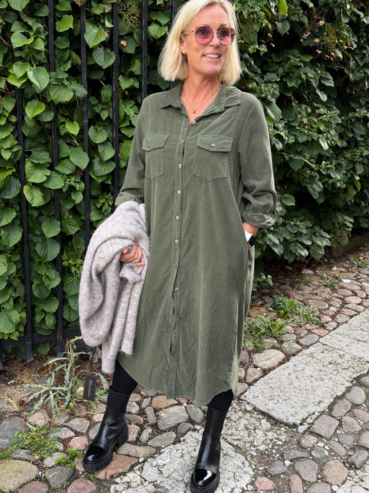 Skjortklänning (KHAKI)