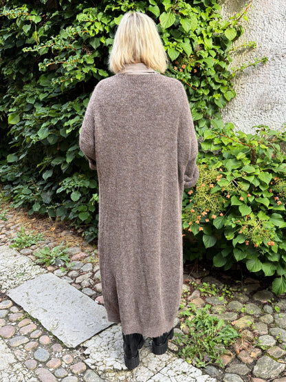 Cardigan Lång (Choco)