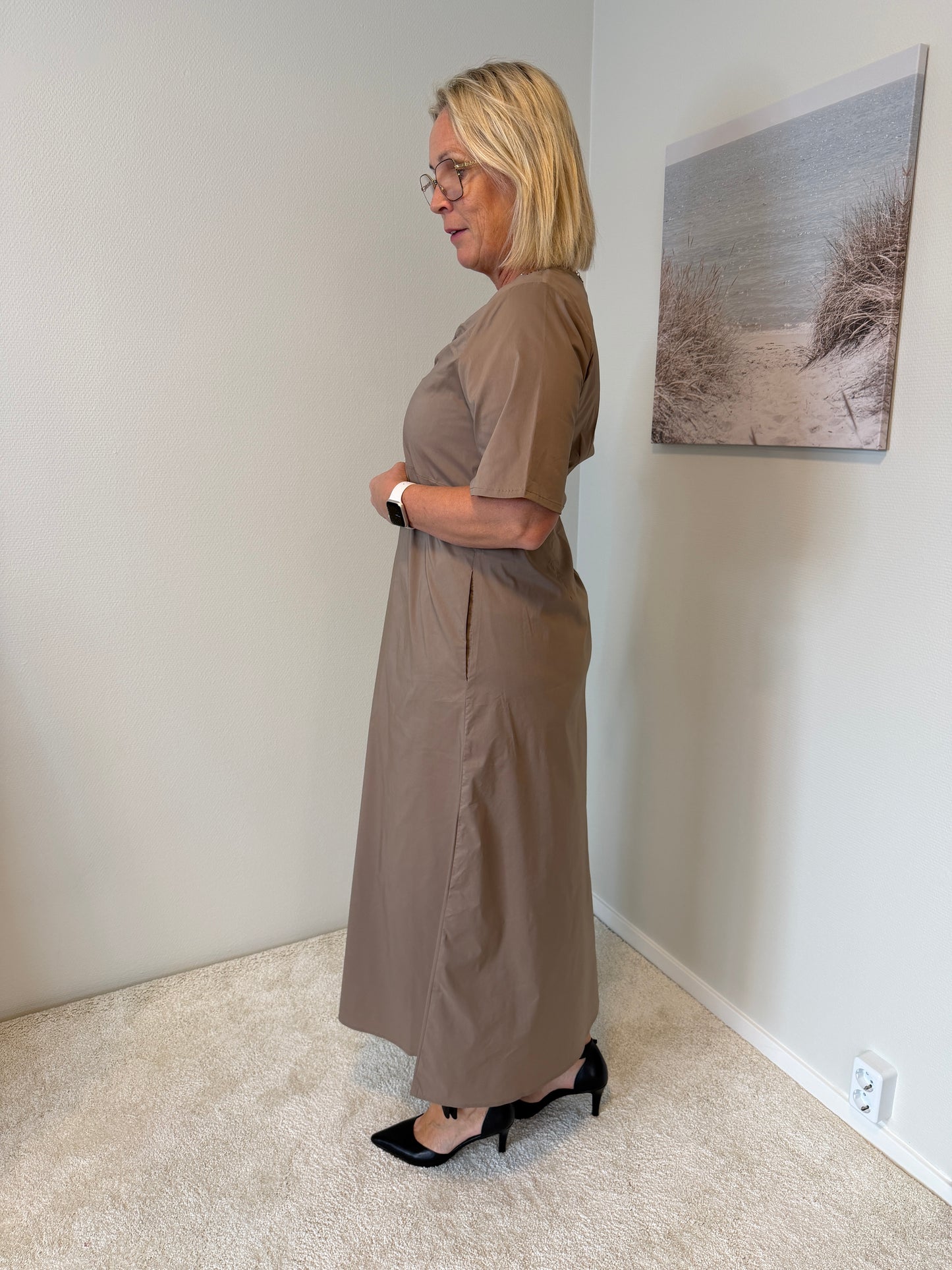 Cuberri Antoinett Ss Dress (Brown)