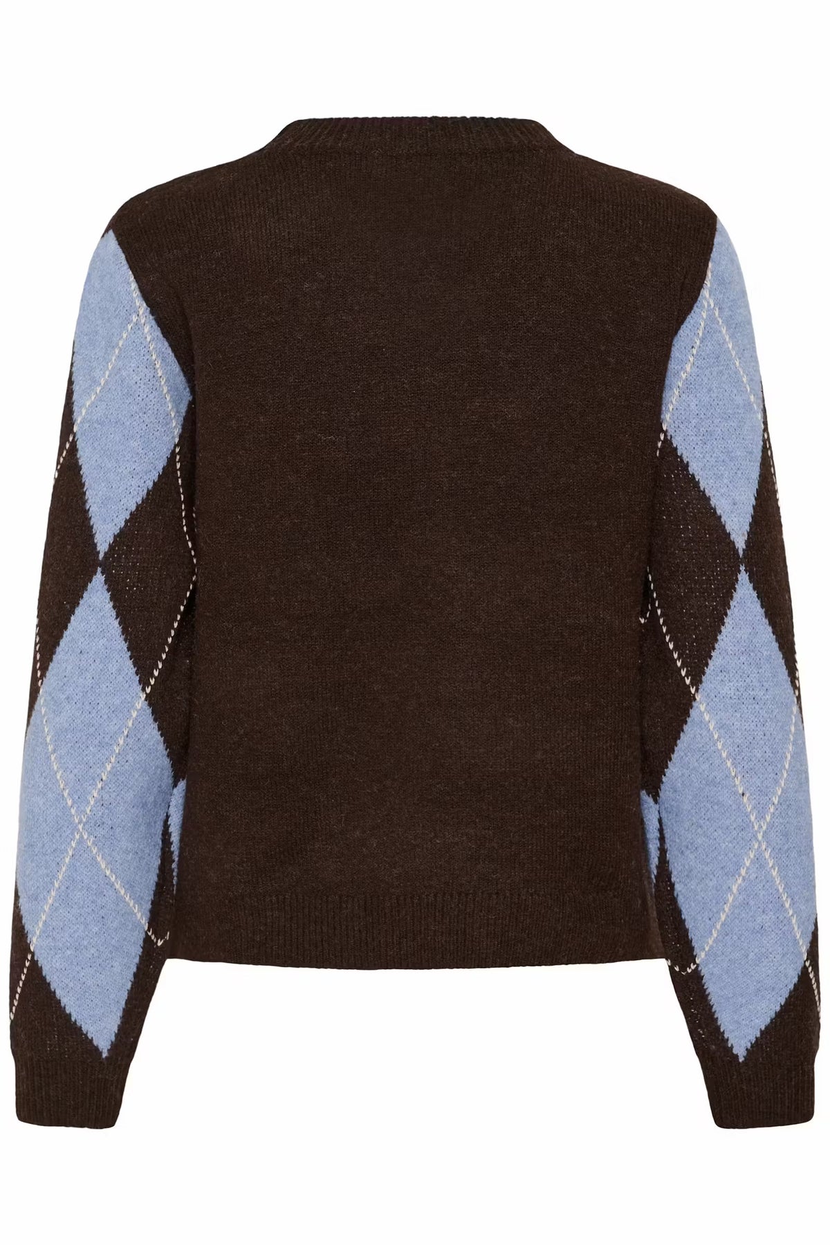 Cuargyle Pullover (Brown)