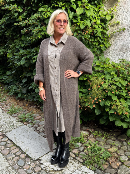 Cardigan Lång (Choco)