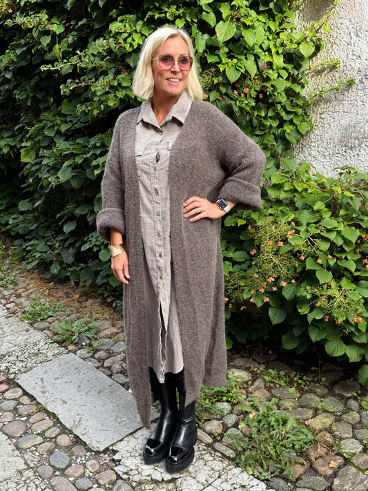 Cardigan Lång (Choco)