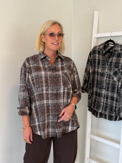 Blus Med Glitter (Choco)