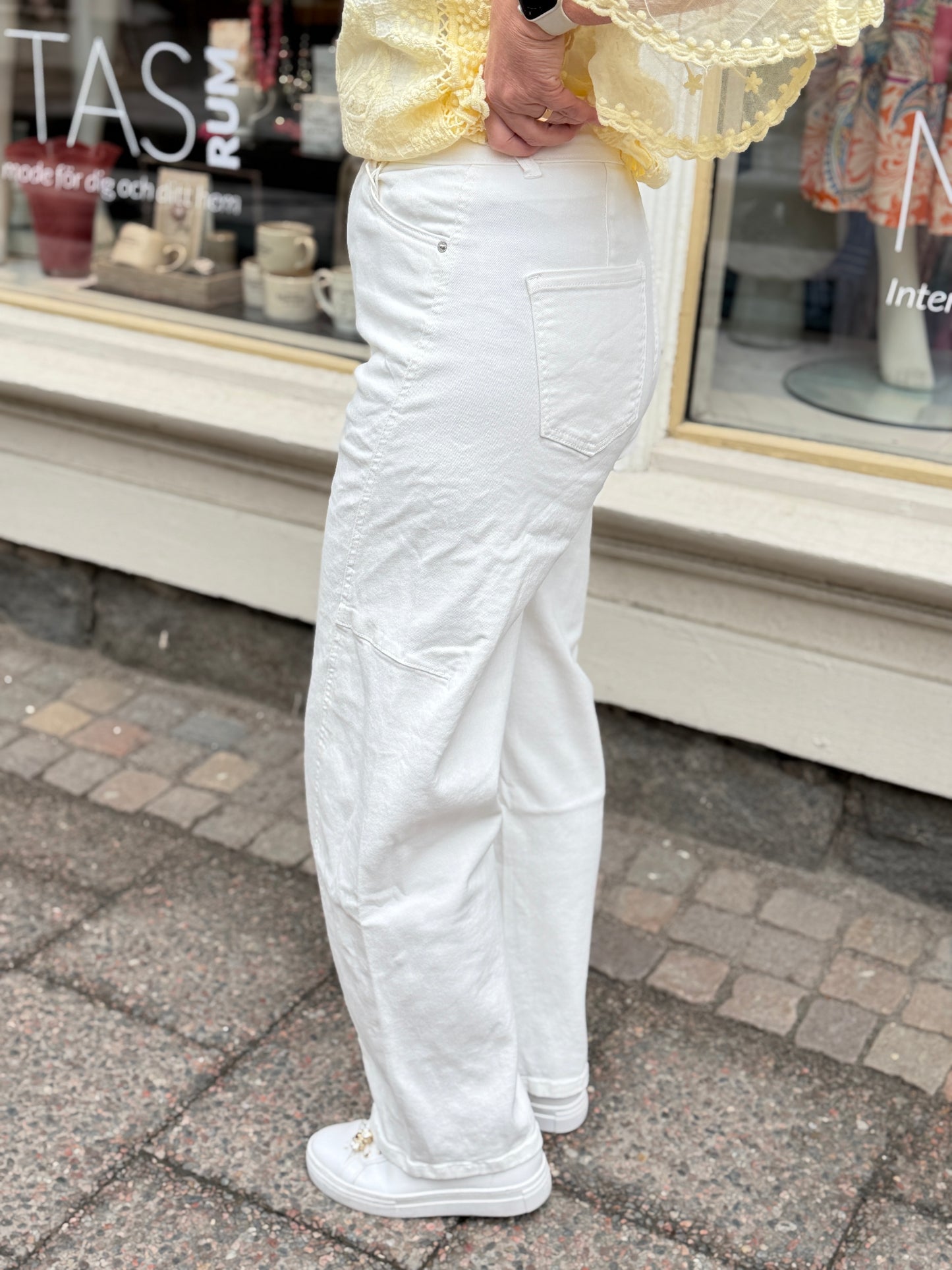 Ballongjeans (Vit)