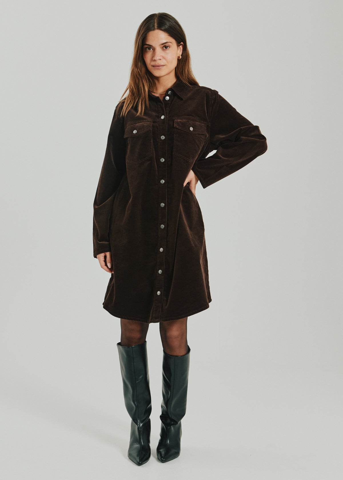 Cuannike Dress (Brown)