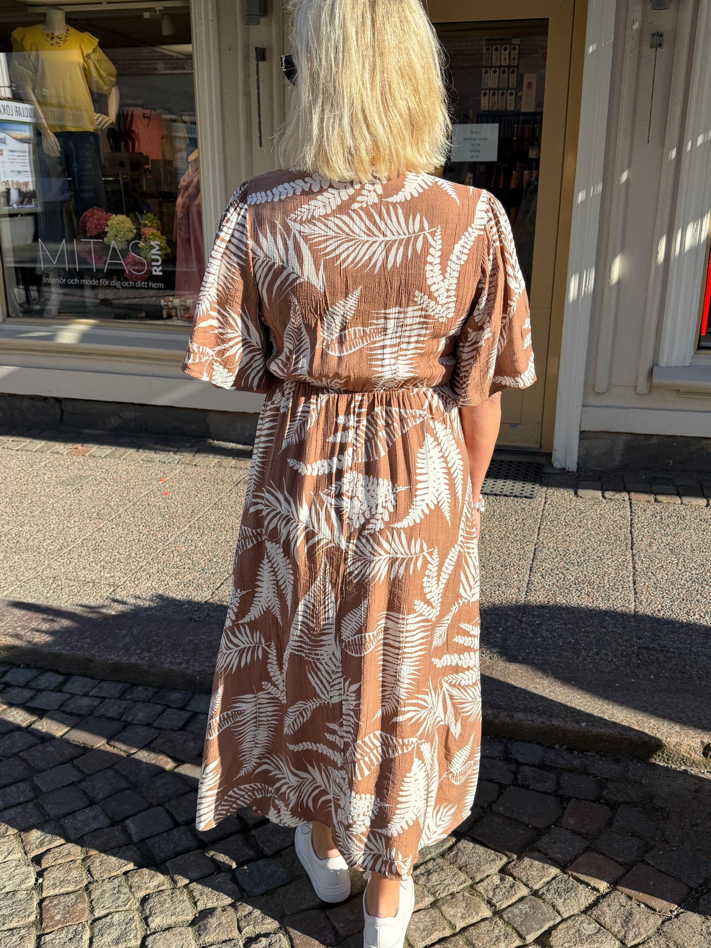 Klänning Kate Blommor (Brun)