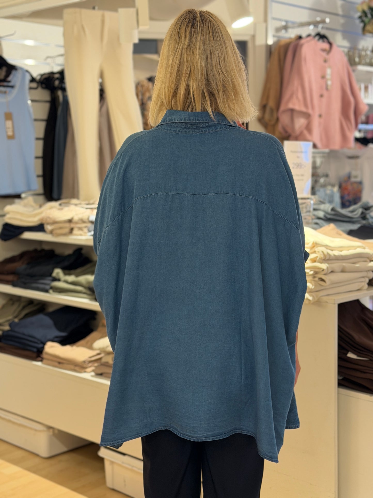 Tencell Blus (Jeans)