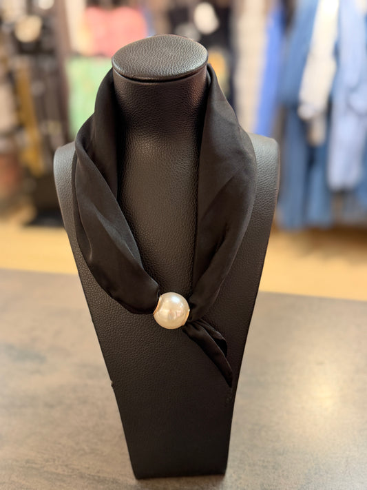 Scarf Enfärad Black (Black)