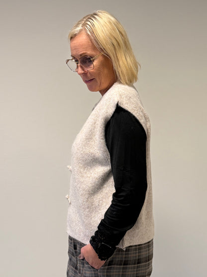 Mdc Celestia Knit Vest (Beige)