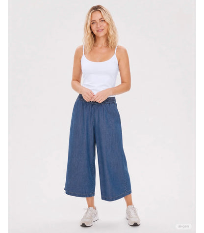 Fqmilo-Pants (Medium blue denim)