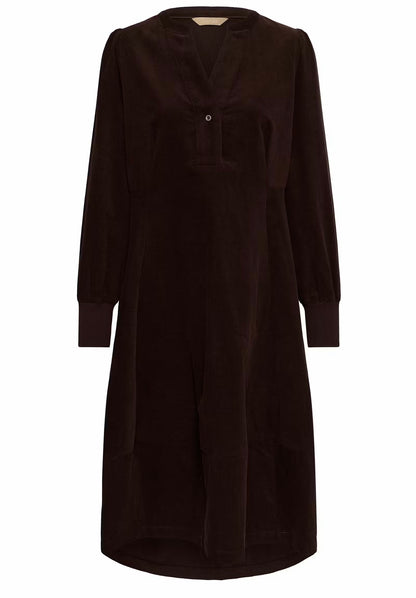 Curhaena Ls Dress (Coffee Bean)