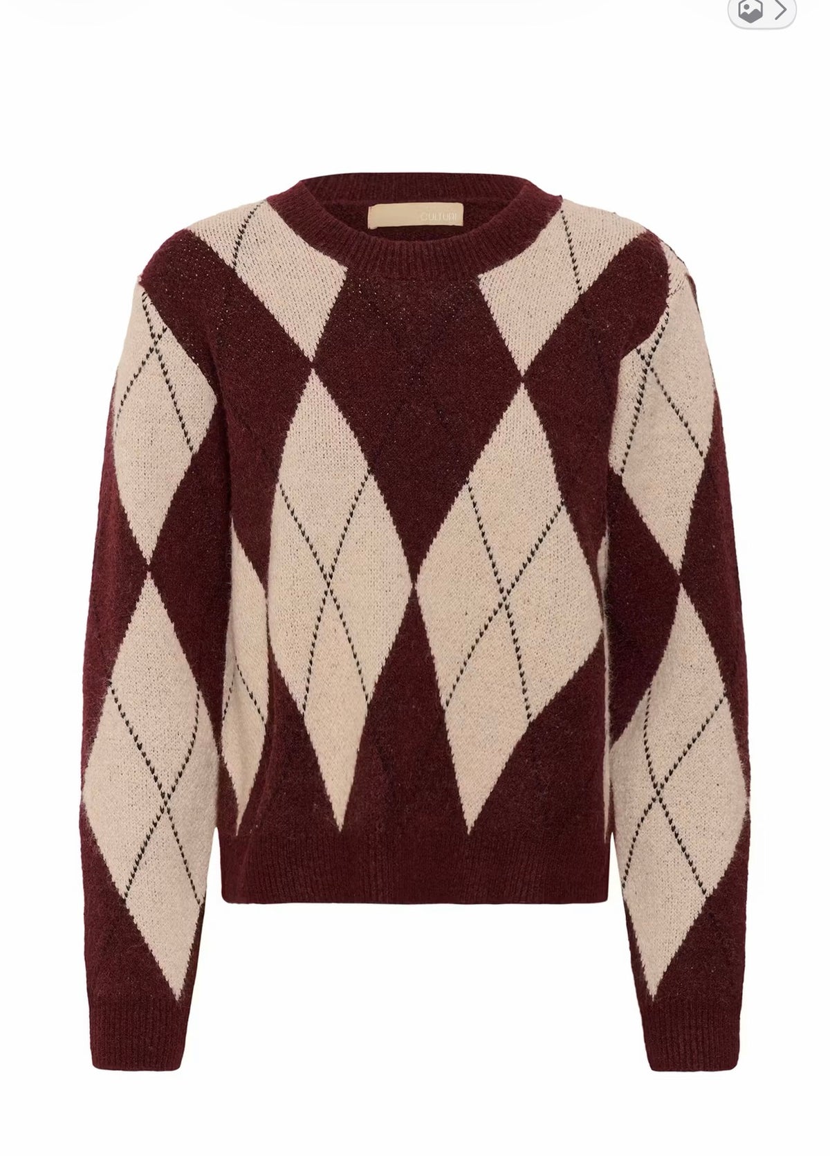 Cuargyle Pullover (Red)