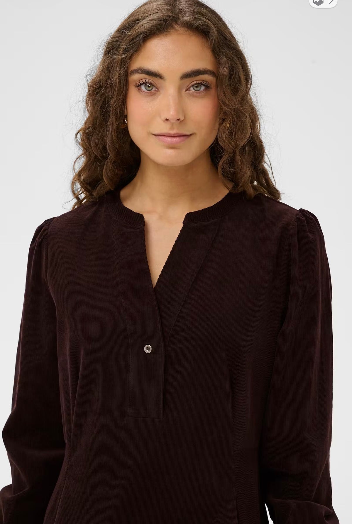 Curhaena Ls Dress (Coffee Bean)