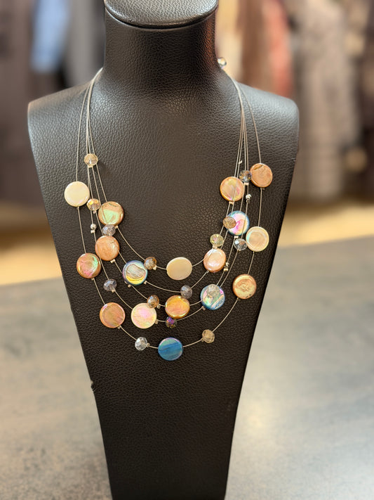 Snäckhalsband (Beige)