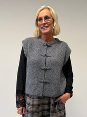 Mdc Celestia Knit Vest (Dark Grey)