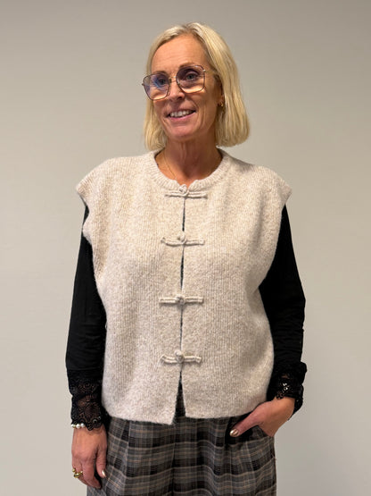 Mdc Celestia Knit Vest (Beige)