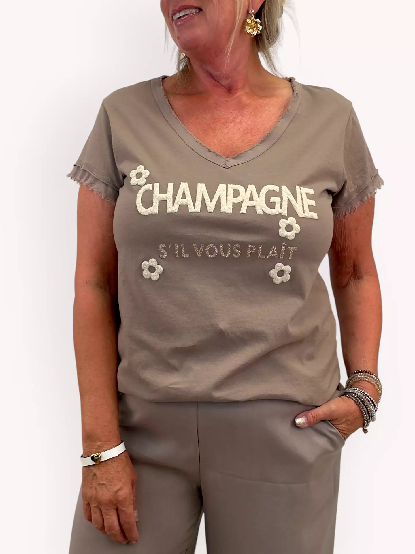 T-Shirt Ned Patch (Taupe)