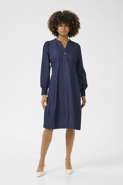 Cuallura Arpa Rib Dress (Blue)