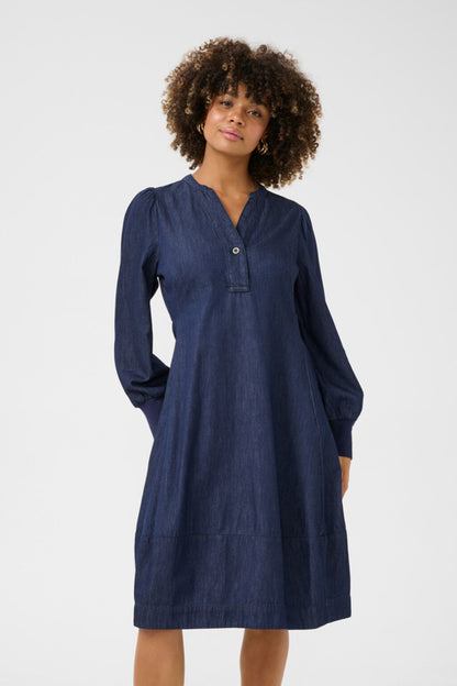 Cuallura Arpa Rib Dress (Blue)