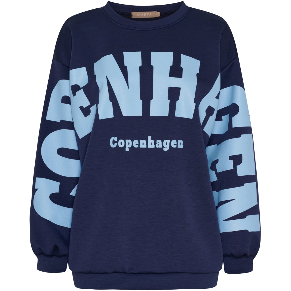 Mdchibiscus Sweatshirt (Navy/Sky)