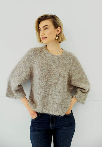 Fqgrslulu-Pullover (Desert Taupe Melange)